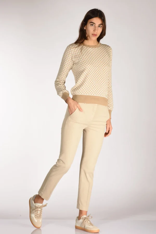 pantalone leyre beige scuro