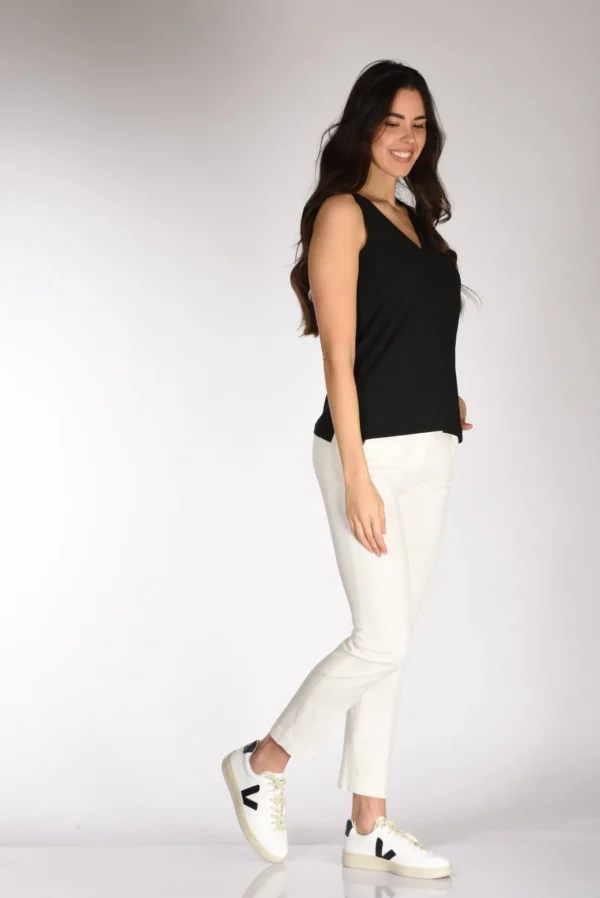 pantalone leyre bianco latte