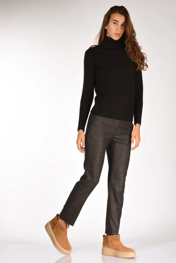 pantalone leyre blu/beige