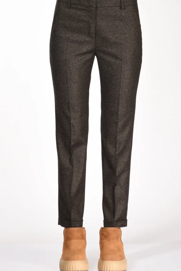 pantalone leyre blu/beige