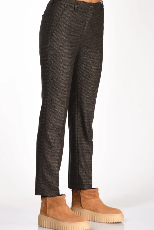 pantalone leyre blu/beige