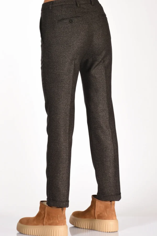 pantalone leyre blu/beige