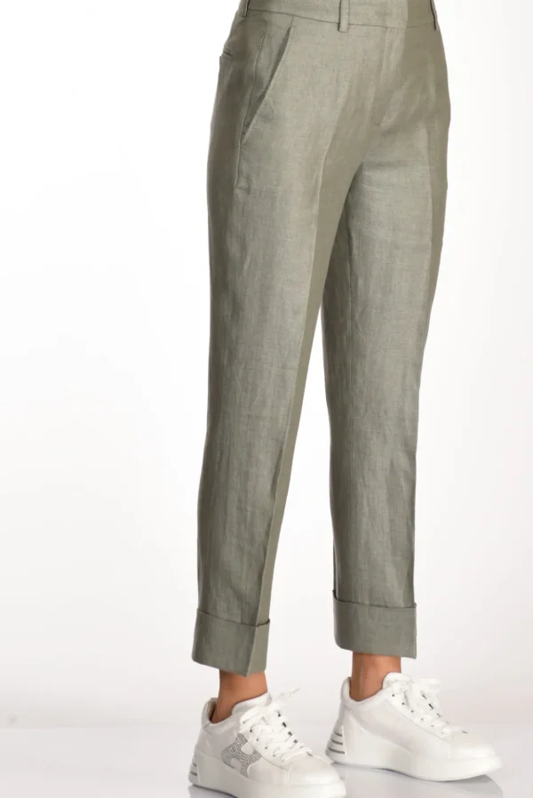 pantalone nevet verde salvia