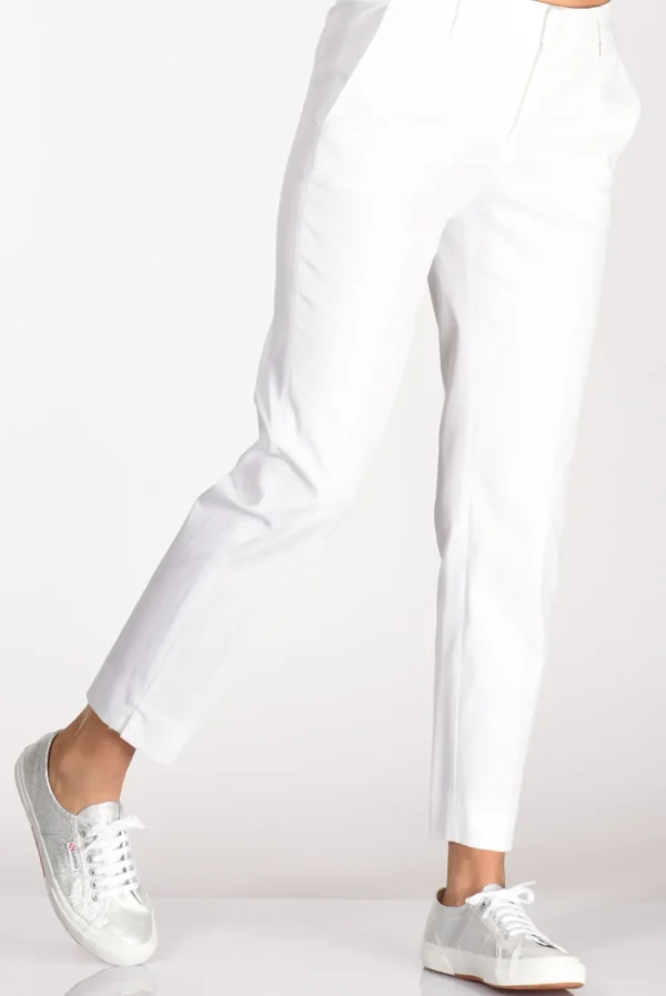 pantalone new york bianco