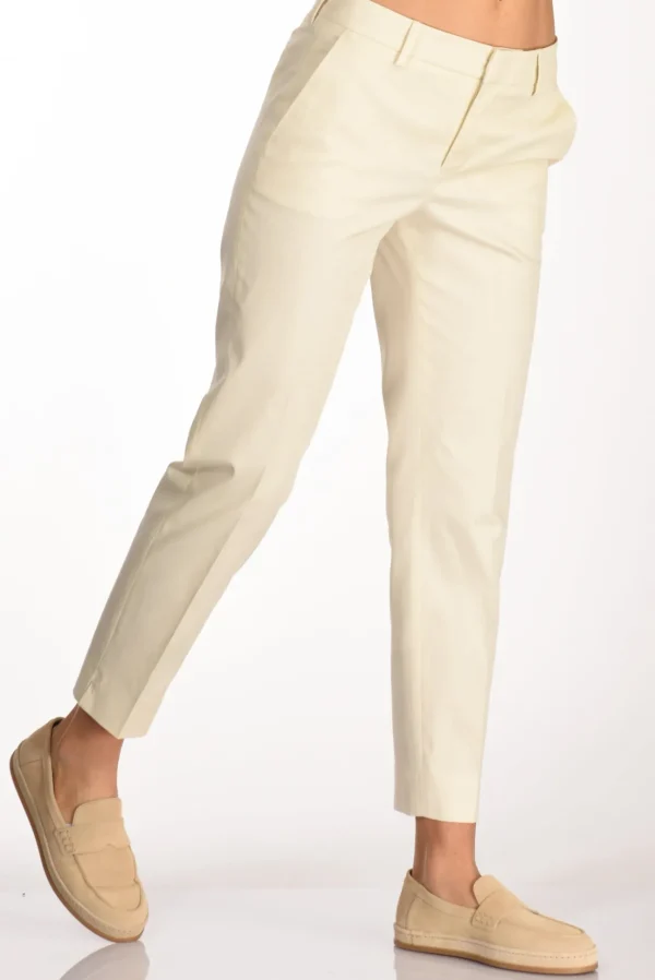 pantalone new york bianco naturale