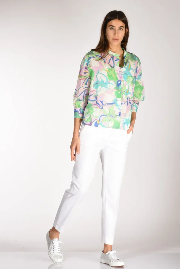 pantalone new york bianco