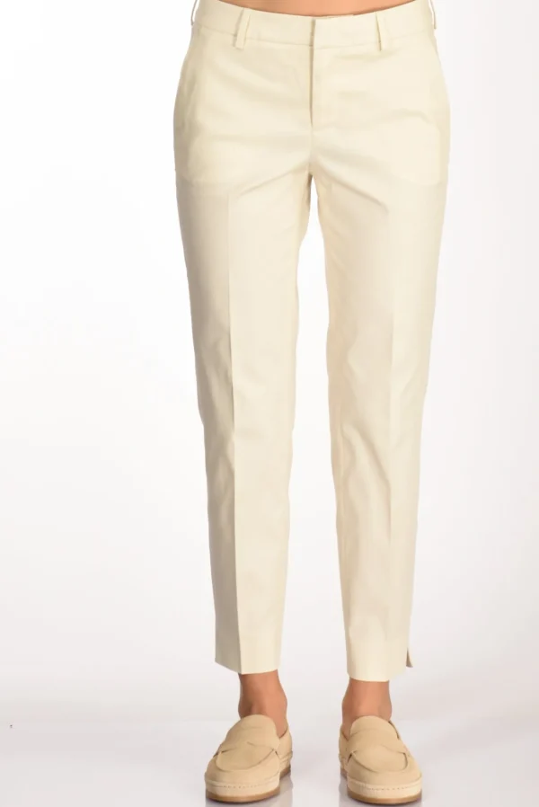 pantalone new york bianco naturale