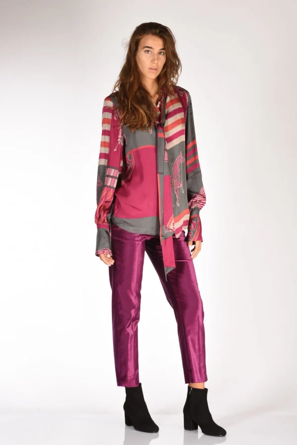 pantalone new york fucsia