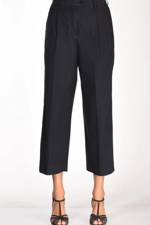pantalone pince blu
