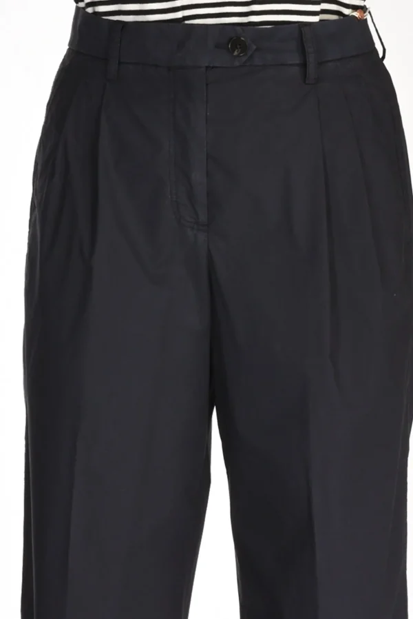 pantalone pince blu