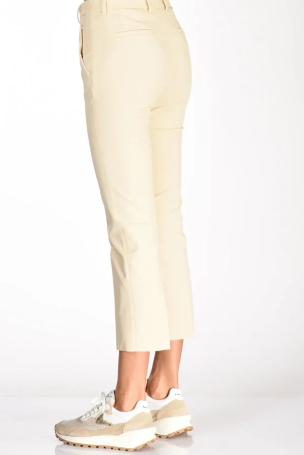 pantalone spaccco beige