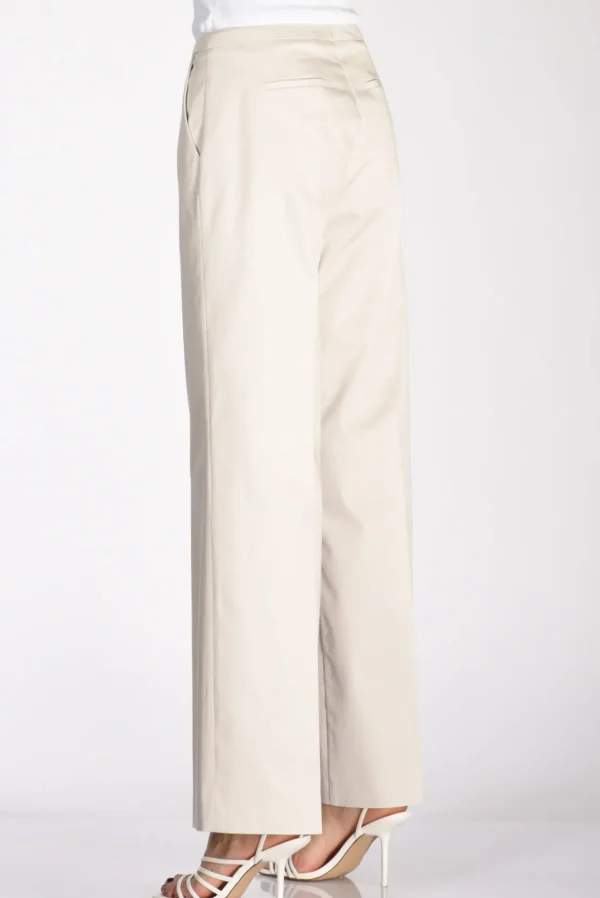 pantaloni justine bianco naturale