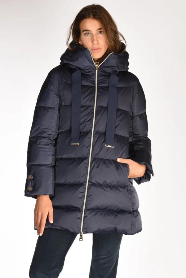 piumino a-shape blu