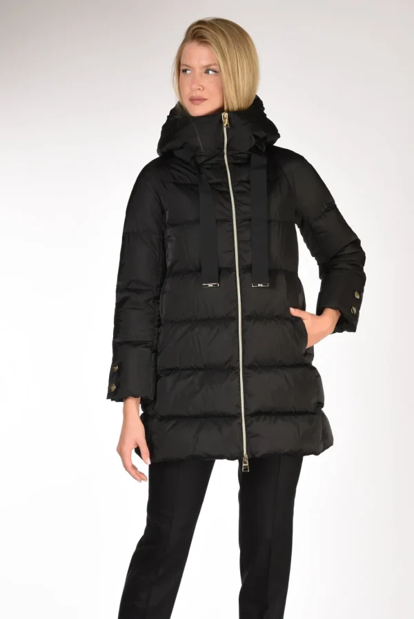 piumino a-shape nero