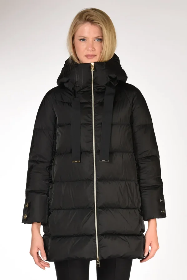 piumino a-shape nero
