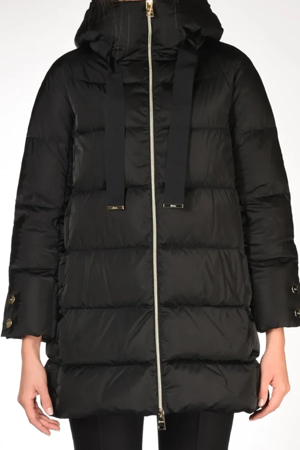 piumino a-shape nero