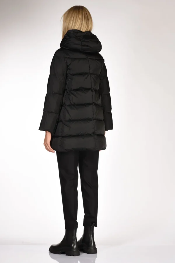 piumino a-shape nero