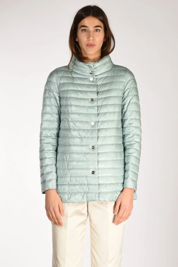 piumino reversibil azzurro/beige