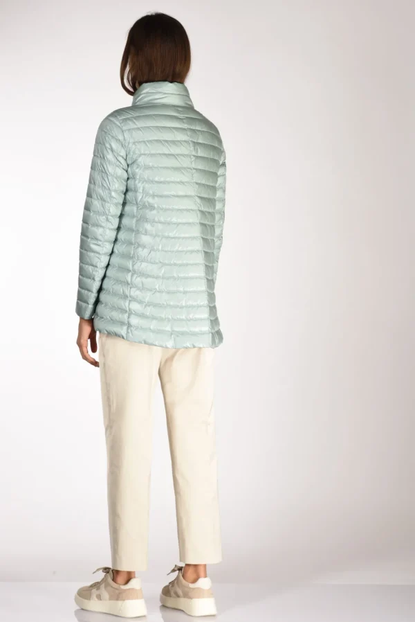 piumino reversibil azzurro/beige