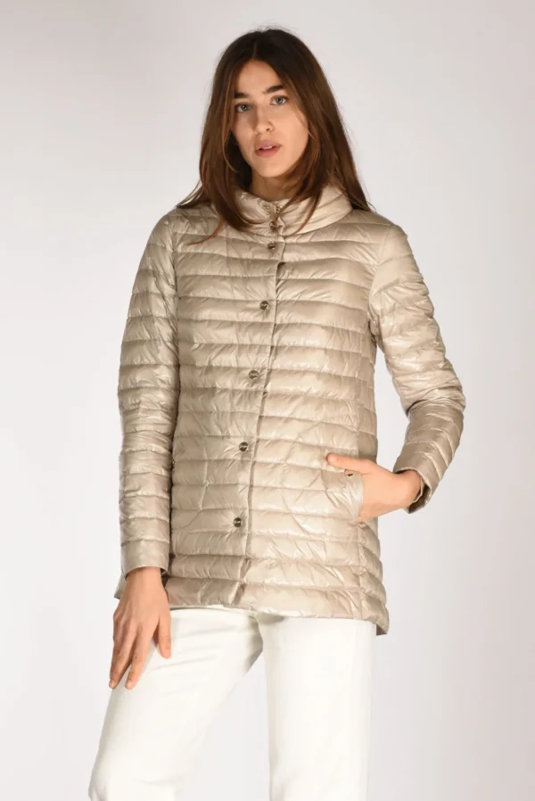 piumino reversibil beige chiaro/beige