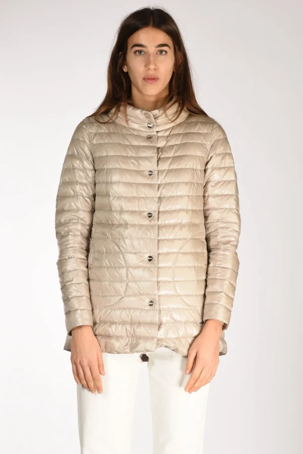 piumino reversibil beige chiaro/beige