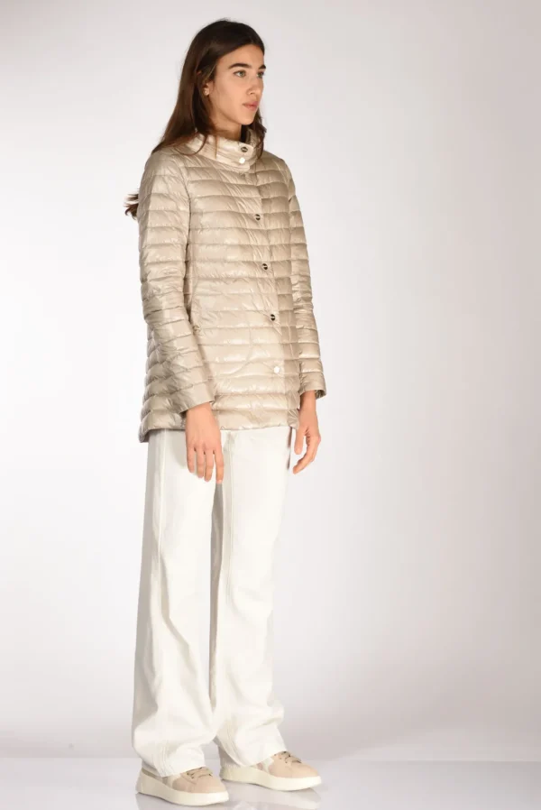 piumino reversibil beige chiaro/beige