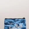 pochette stampa azzurro chiaro/scuro