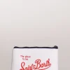 pochette stampa bianco/rosso
