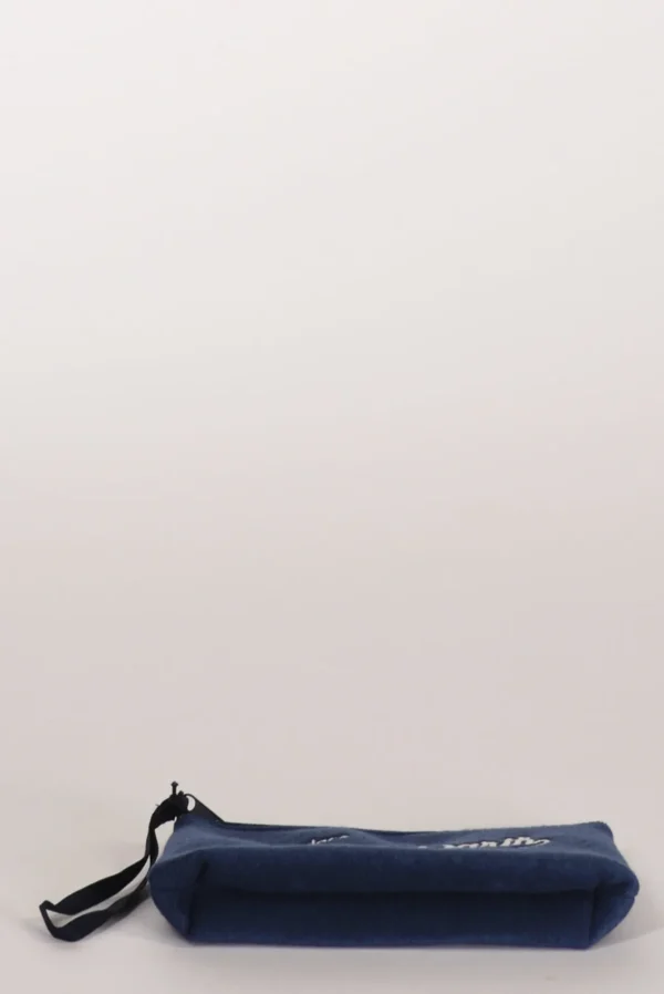 pochette stampa blu/bianco