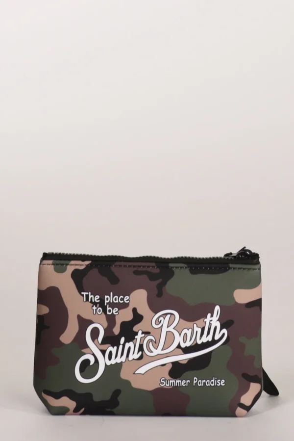 pochette stampa verde