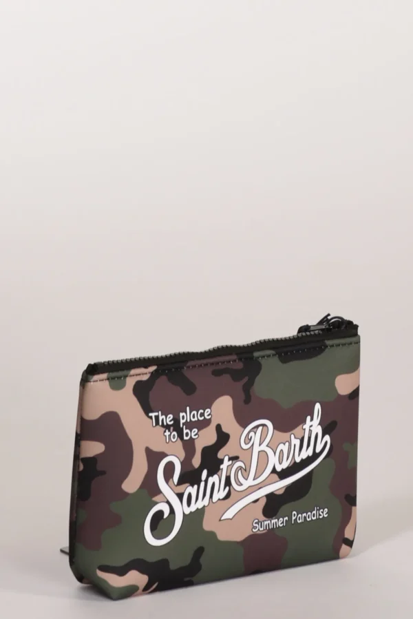 pochette stampa verde