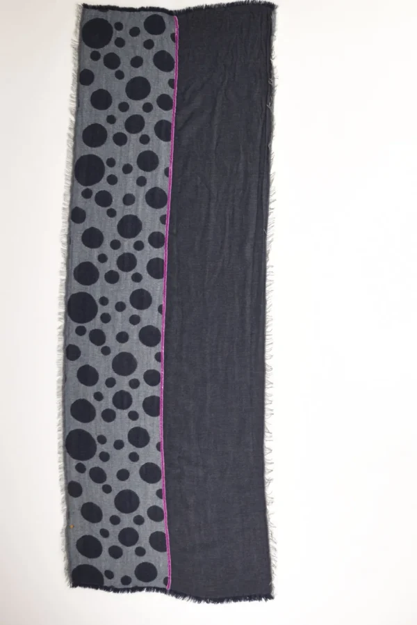 sciarpa patch blu/azzurro