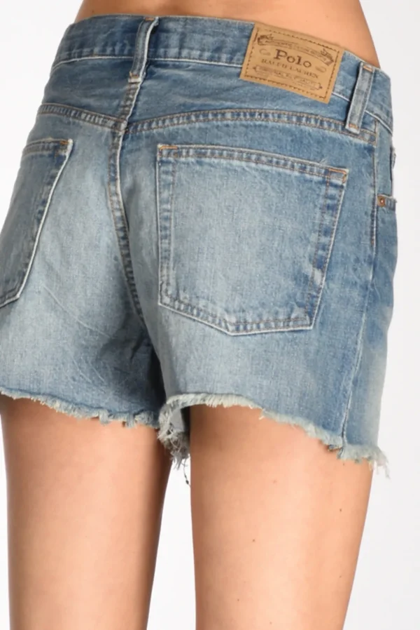 shorts 5 pocket blu jeans
