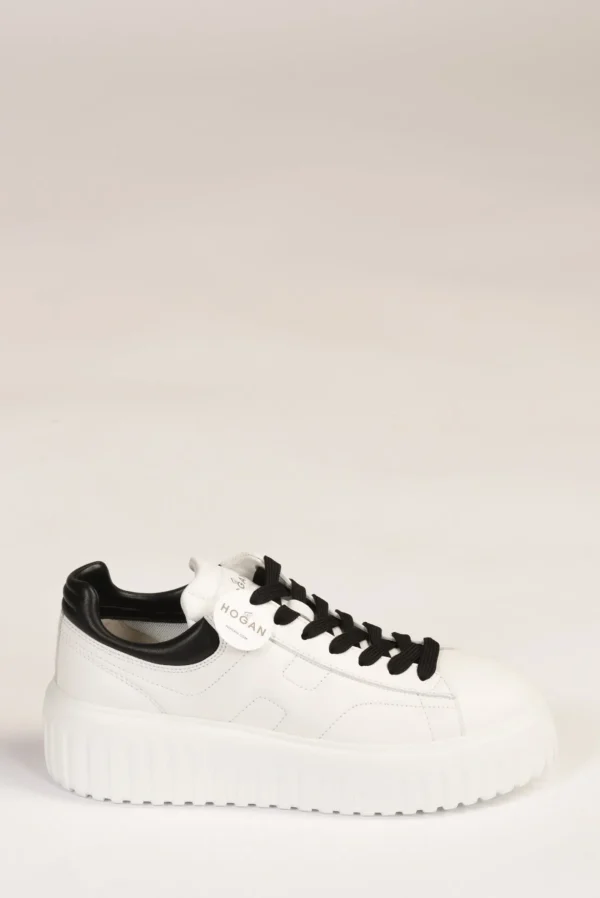 sneakers h stripes bianco