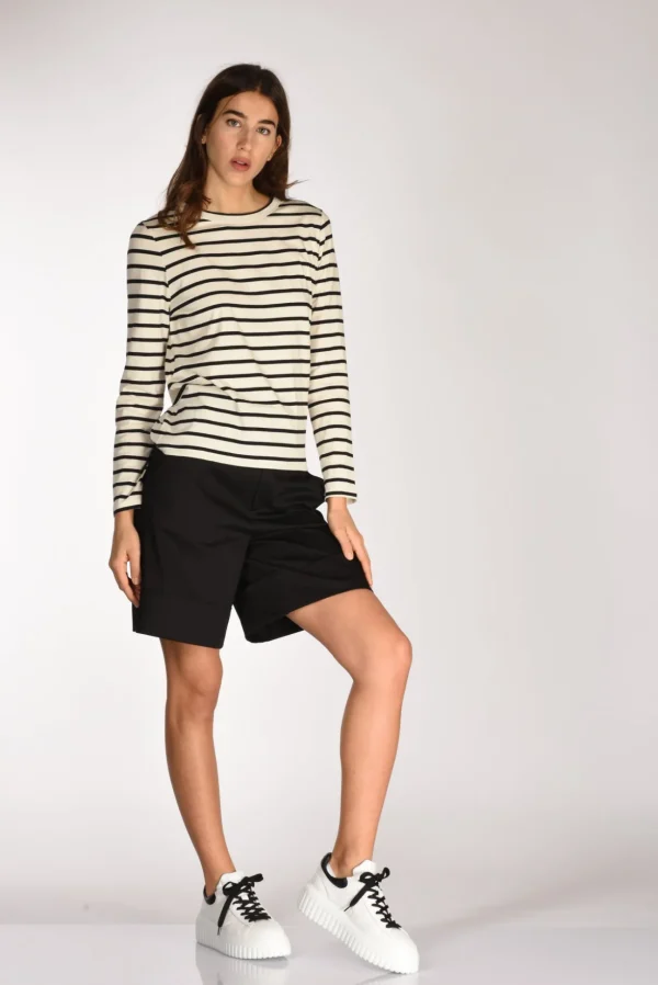 sneakers h stripes bianco