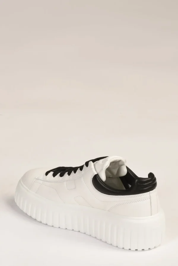 sneakers h stripes bianco