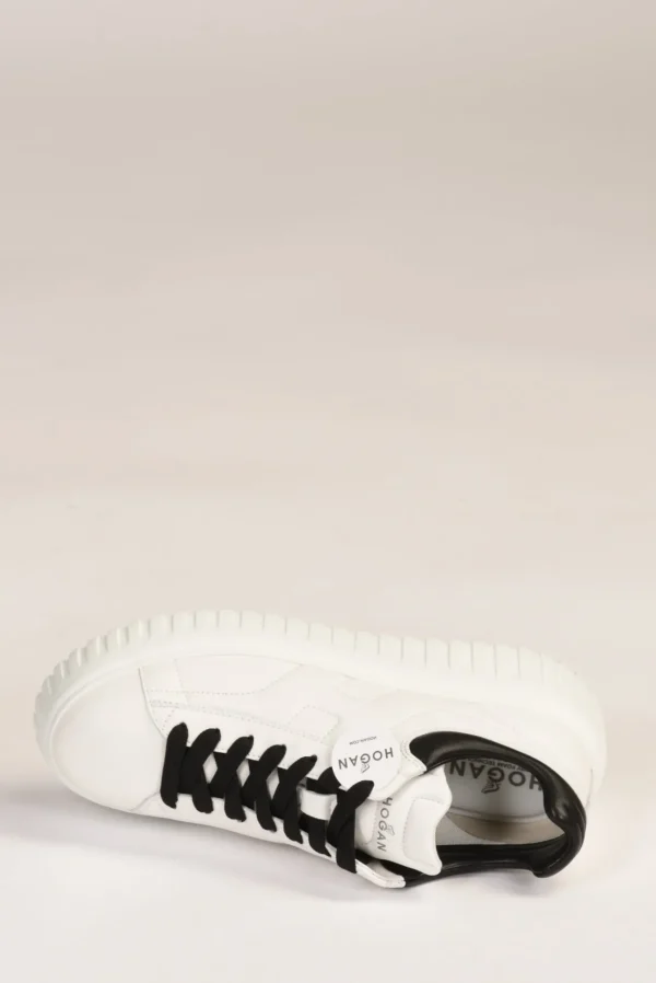 sneakers h stripes bianco