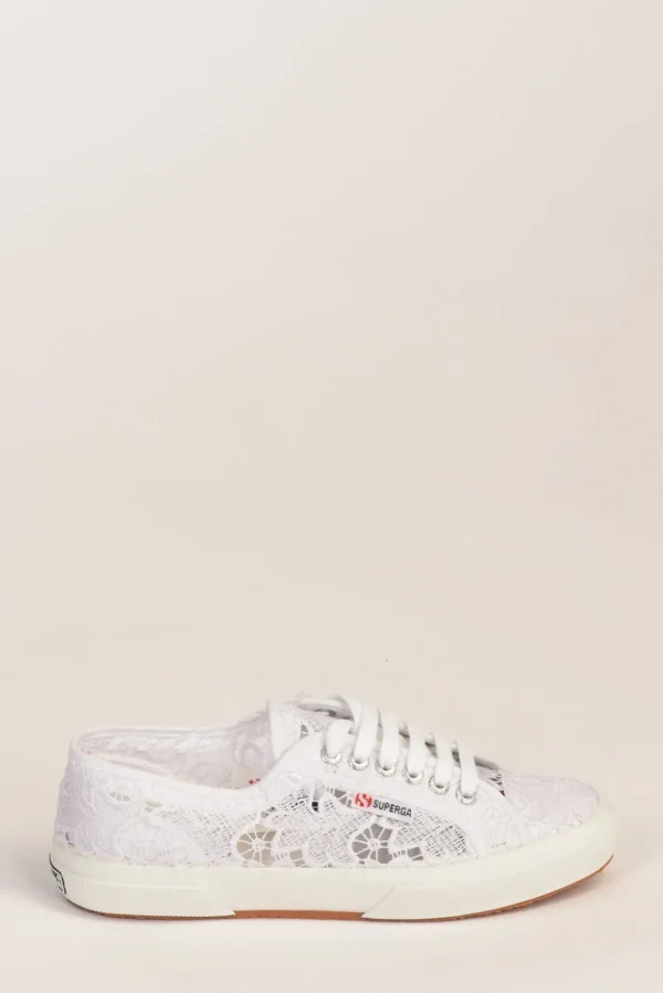 sneakers macrame bianco