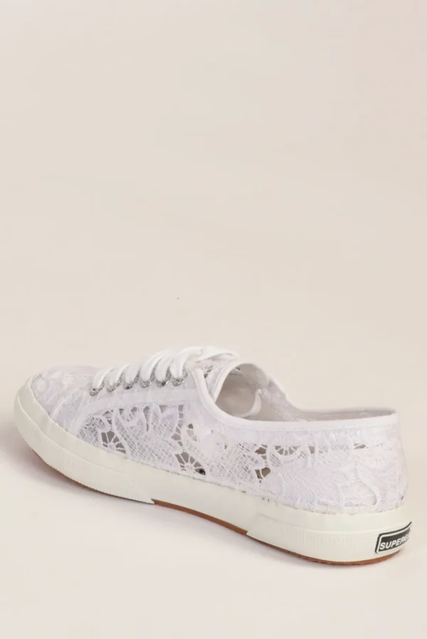 sneakers macrame bianco