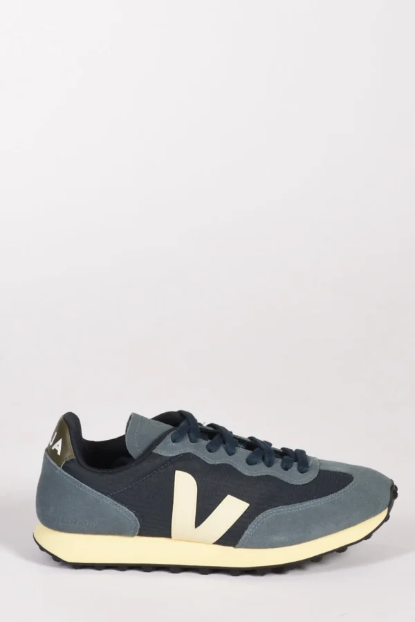 sneakers stringata blu/bianco