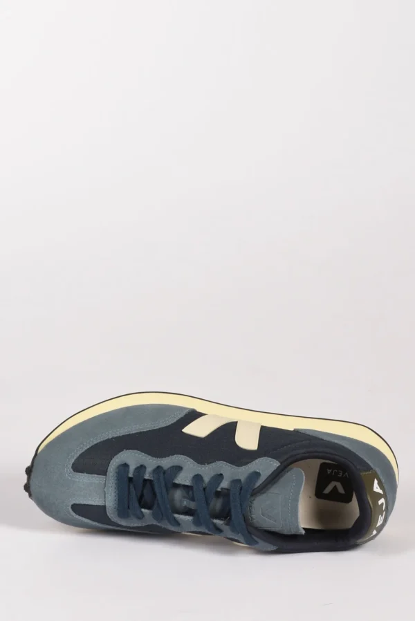 sneakers stringata blu/bianco