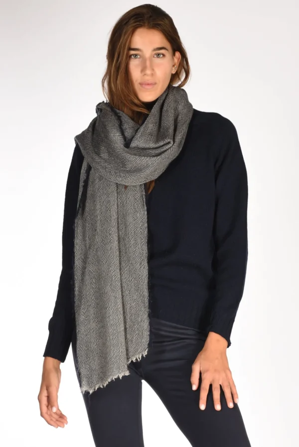 stola blu/beige
