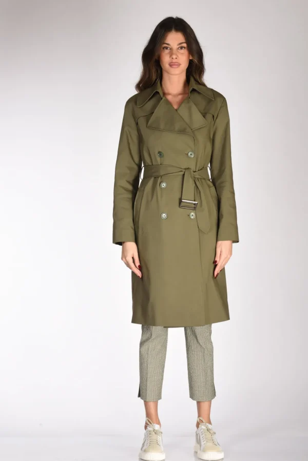 trench cintura verde