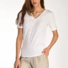 tshirt di maglia bianco