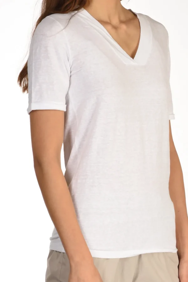 tshirt di maglia bianco
