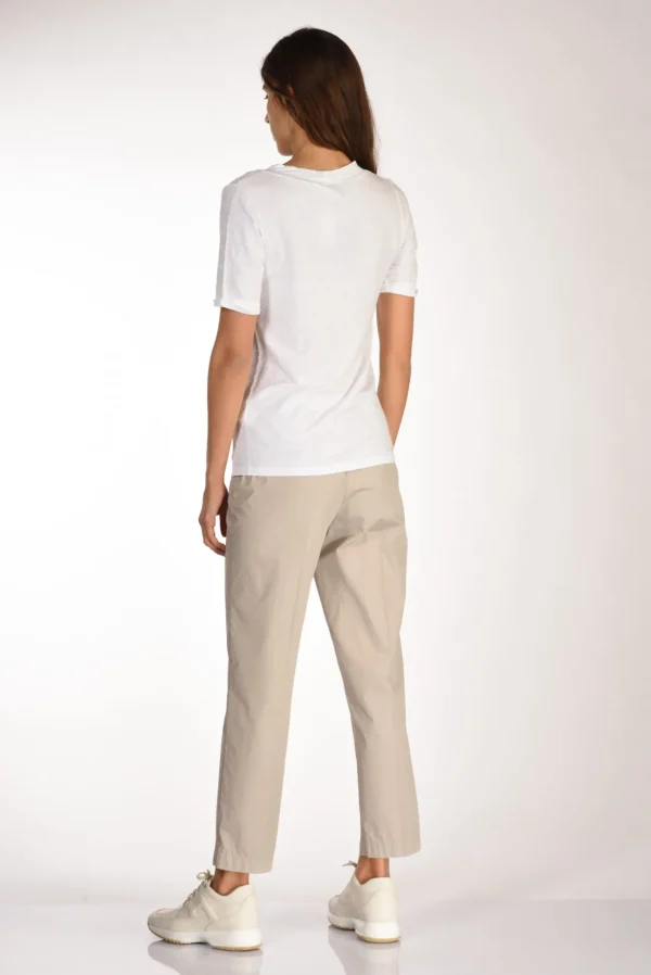 tshirt di maglia bianco