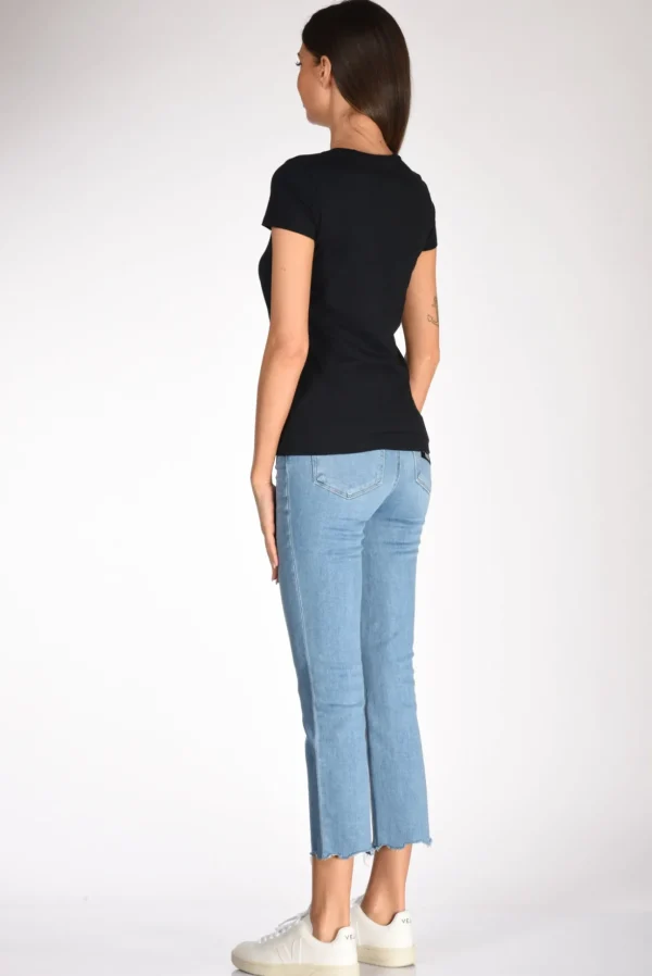 tshirt m. corta blu navy