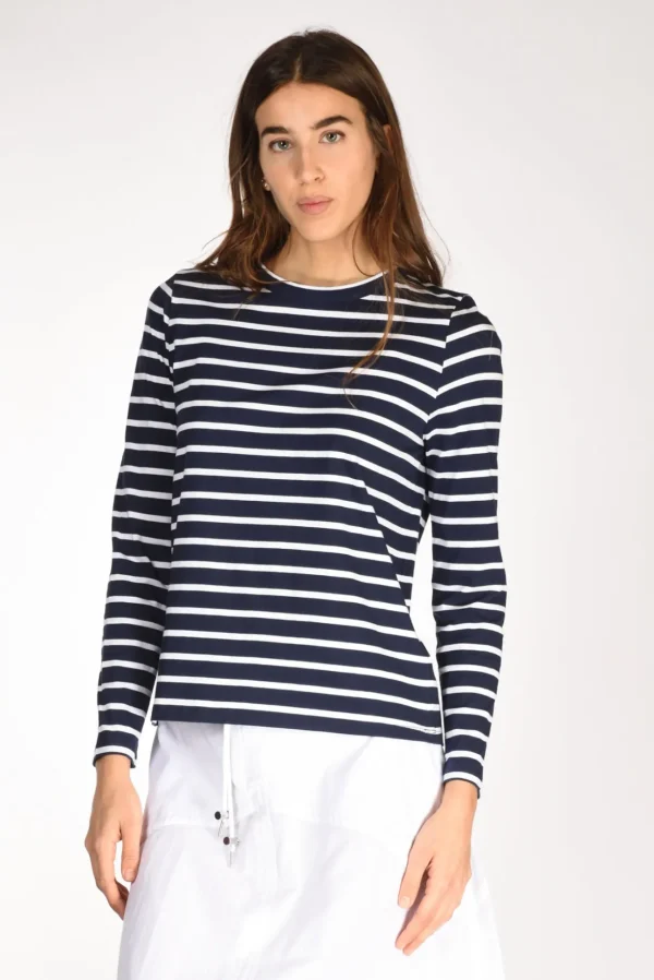 tshirt rigata blu/bianco