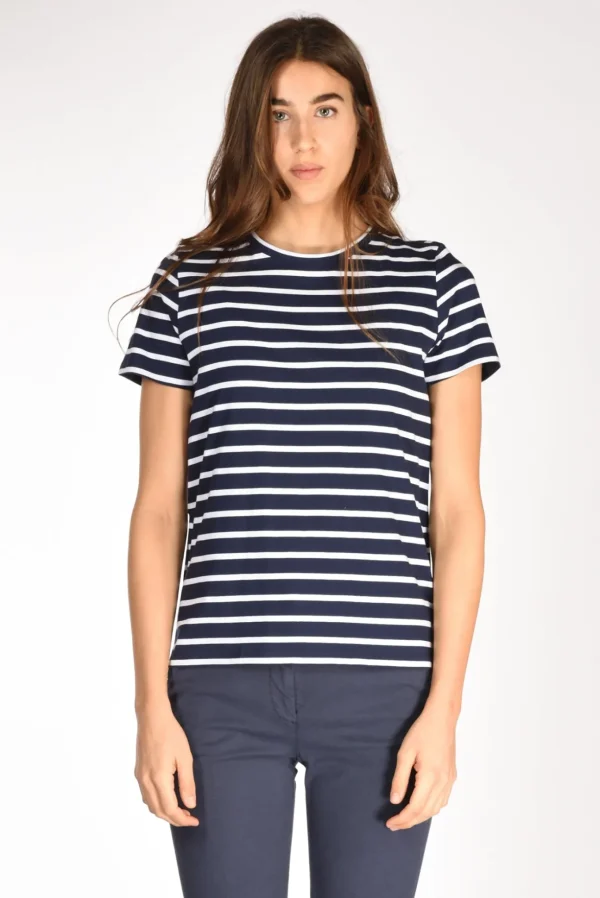 tshirt rigata blu/bianco