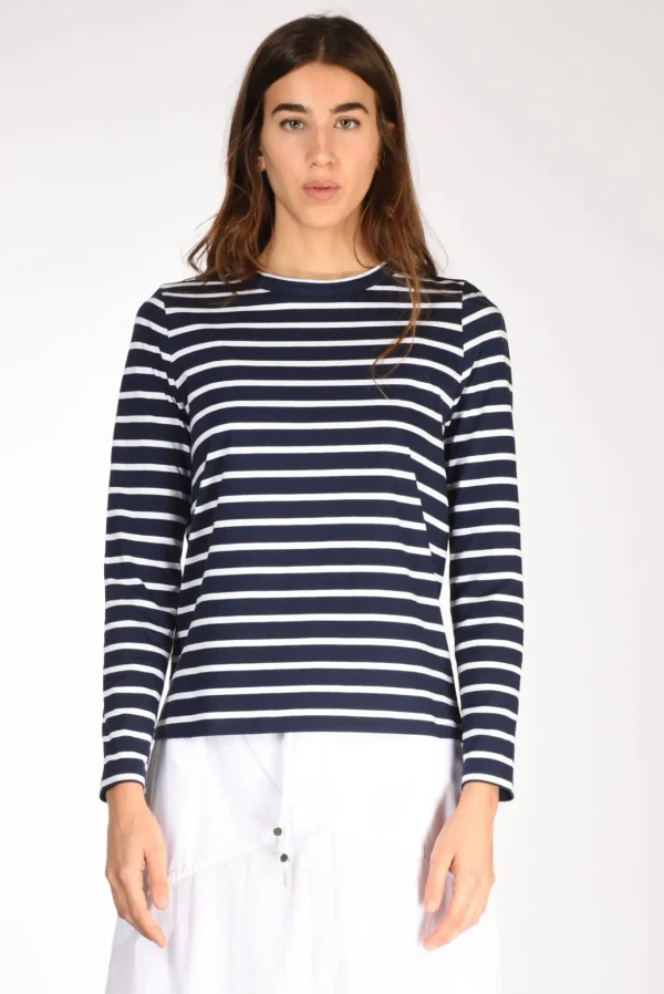 tshirt rigata blu/bianco